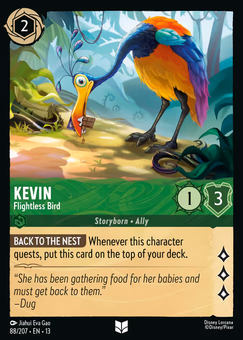 Kevin - Attack of the Vine! Lorcana spoiler