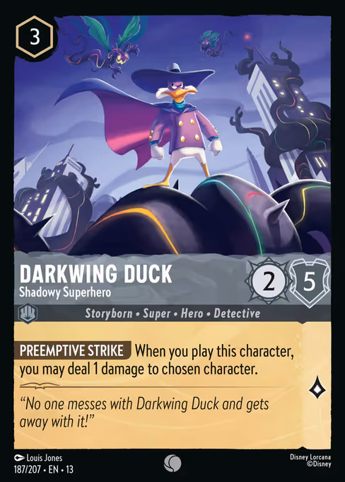 Darkwing Duck - Attack of the Vine! Lorcana spoiler