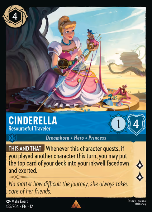 Cinderella - Wilds Unknown Lorcana spoiler