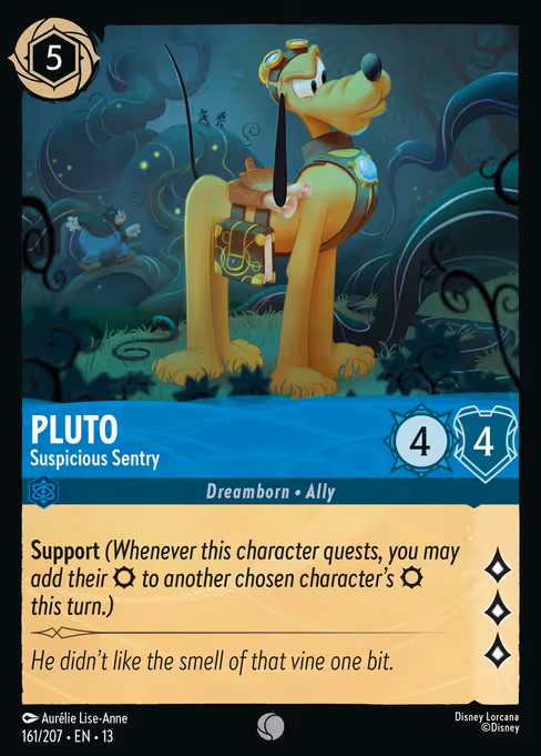 Pluto - Attack of the Vine! Lorcana spoiler