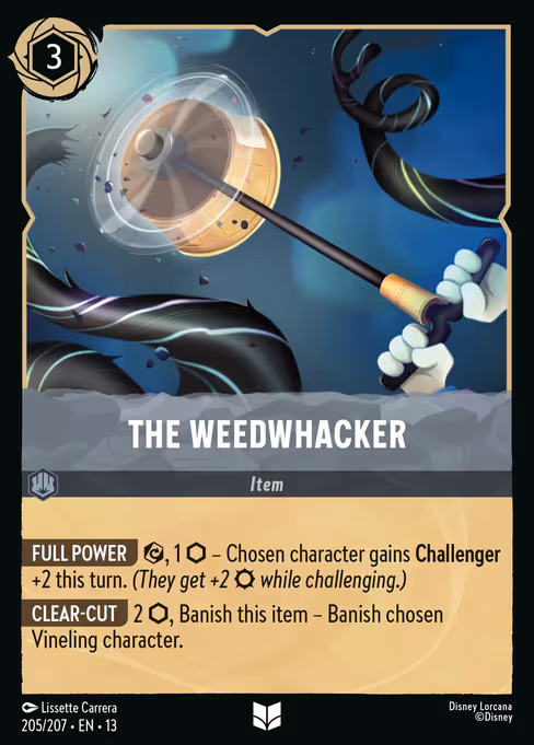 The Weedwhacker - Attack of the Vine! Lorcana spoiler