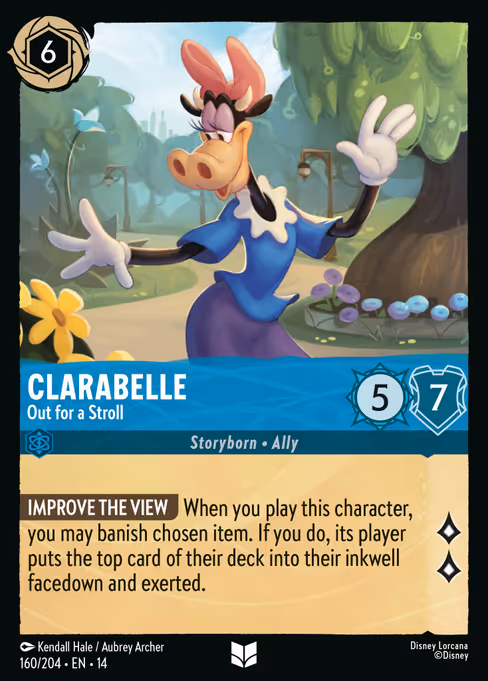 Clarabelle - Hyperia City Lorcana spoiler