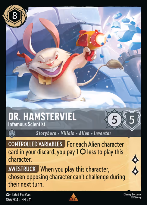 Dr. Hamsterviel - Winterspell Lorcana spoiler