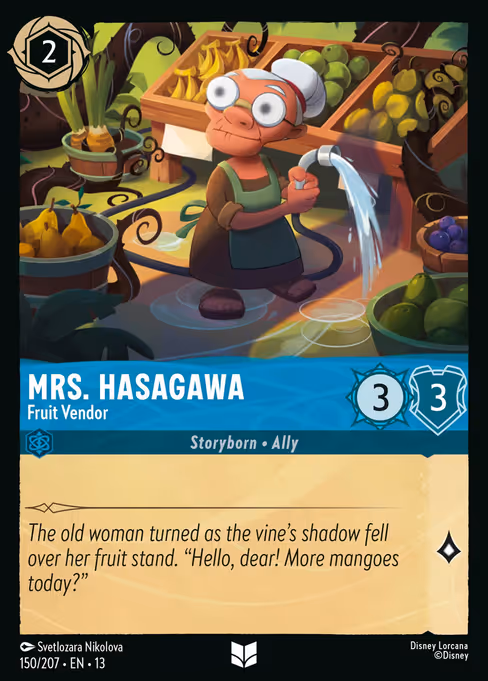 Mrs. Hasagawa - Attack of the Vine! Lorcana spoiler
