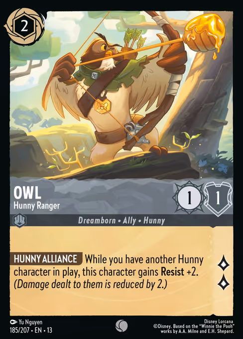 Owl - Attack of the Vine! Lorcana spoiler