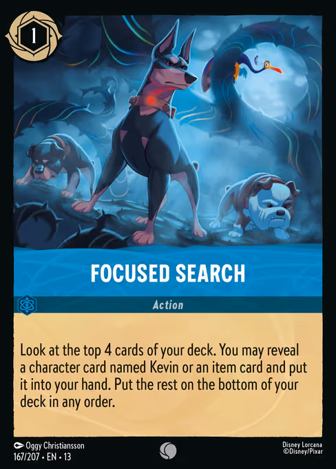 Focused Search - Attack of the Vine! Lorcana spoiler