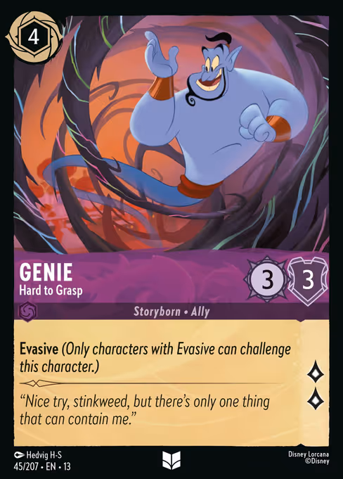 Genie - Attack of the Vine! Lorcana spoiler