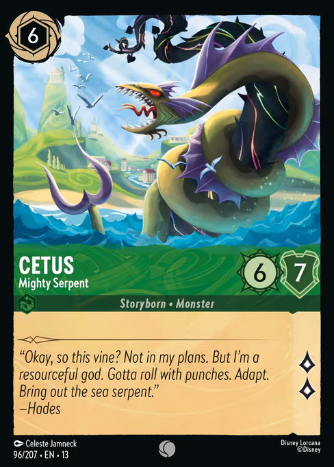 Cetus - Attack of the Vine! Lorcana spoiler