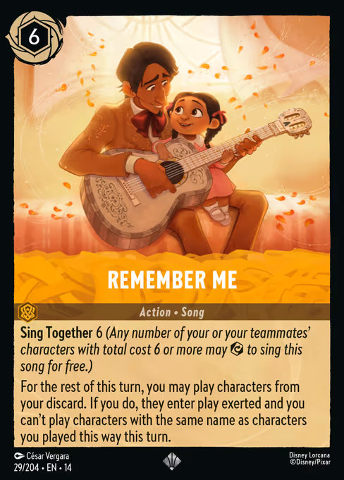 Remember Me - Hyperia City Lorcana spoiler