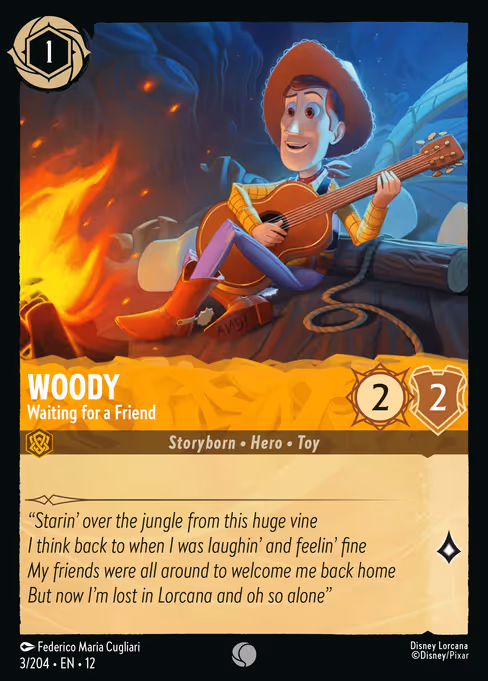 Woody - Wilds Unknown Lorcana spoiler
