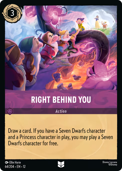 Right Behind You - Wilds Unknown Lorcana spoiler